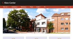 Desktop Screenshot of kleecenter.de