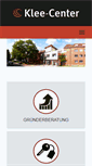 Mobile Screenshot of kleecenter.de